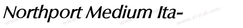 Northport Medium Ita字体转换 Northport Medium Ita字体转换